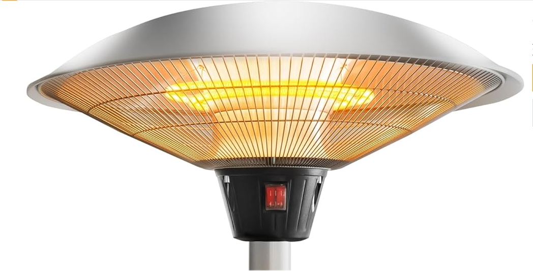 Waterproof infrared table heater