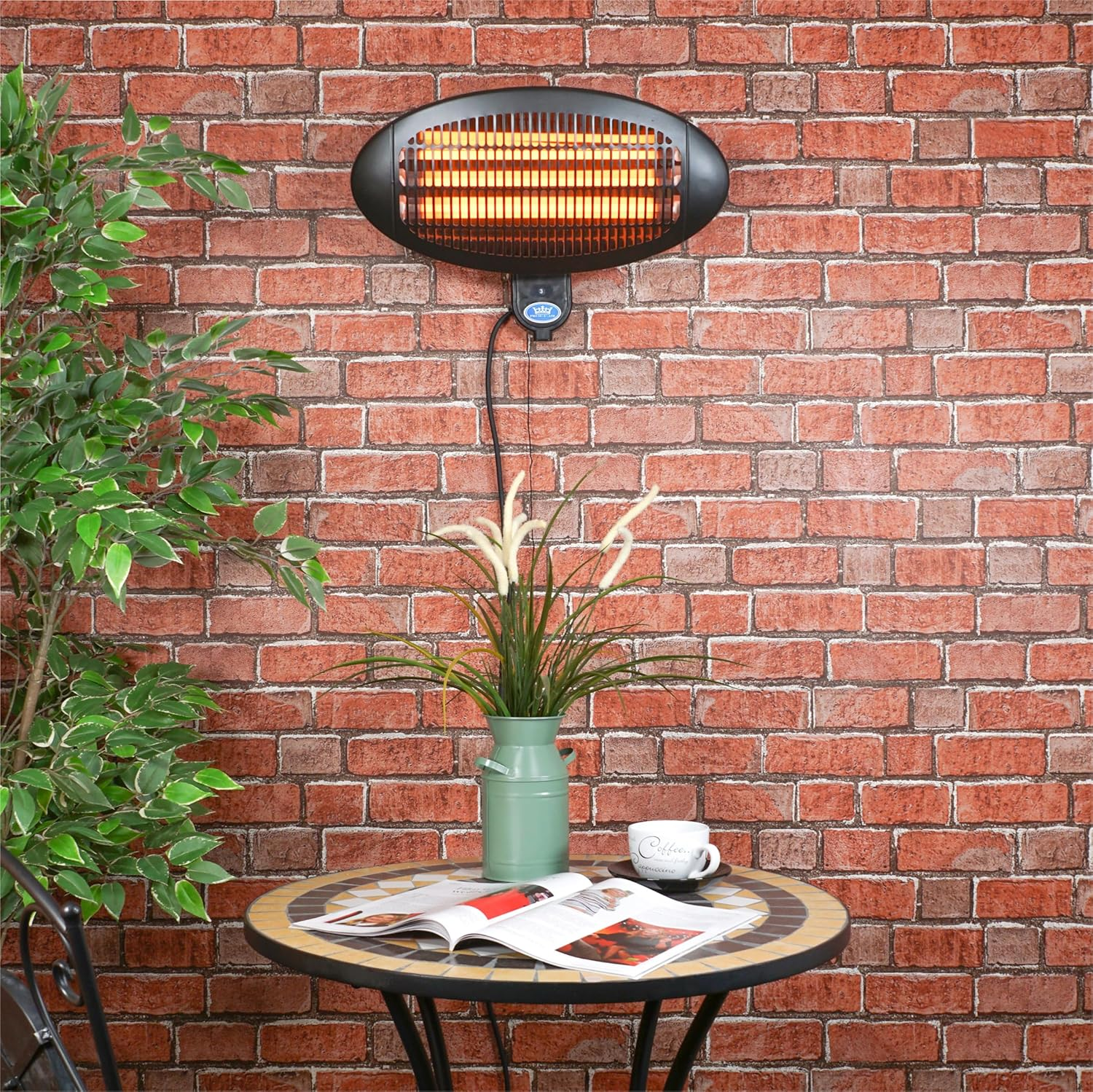 Workshop ceiling infrared heater