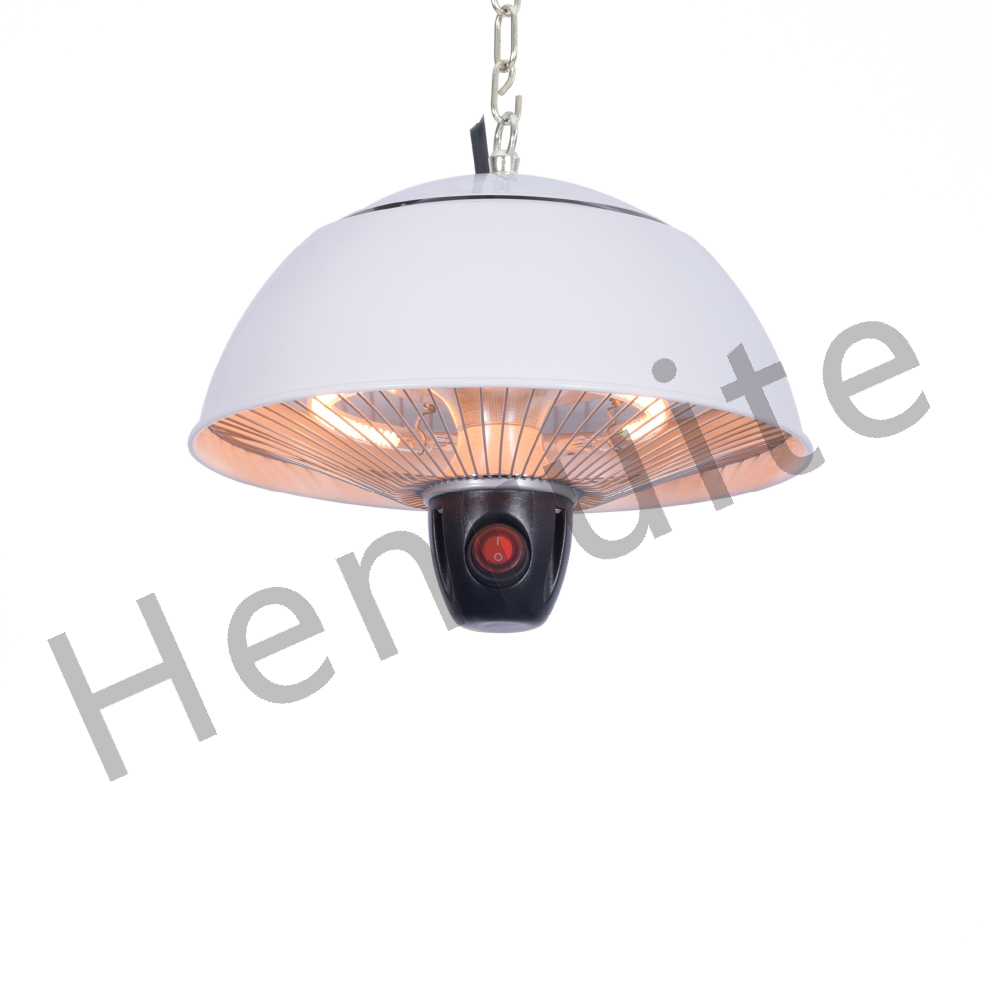 Distance between patio heater and ceiling