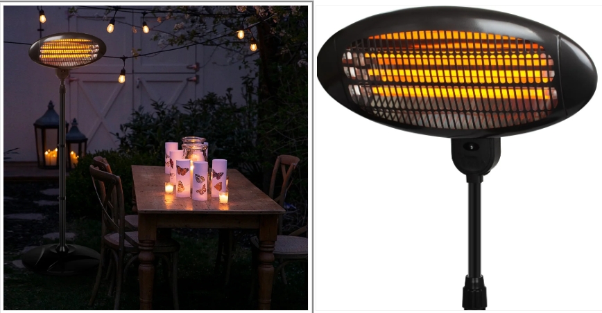 High ceiling infrared heater
